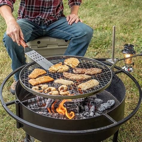 amish wooden fire pits